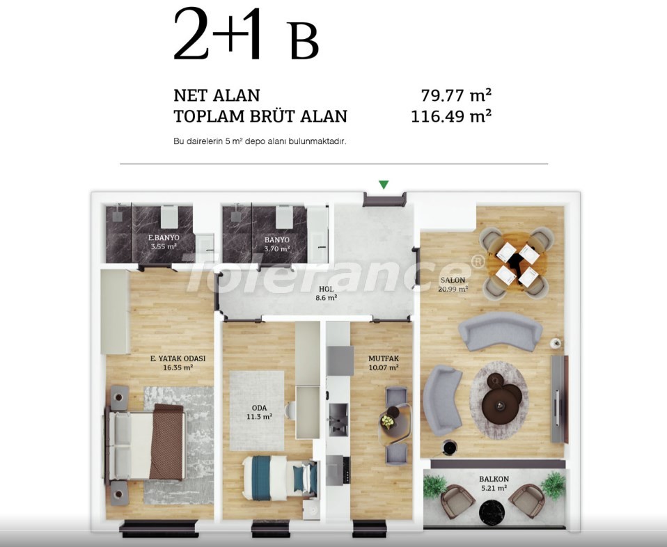 Современные квартиры в центре Стамбула в рассрочку от застройщика - 38962 | Tolerance Homes