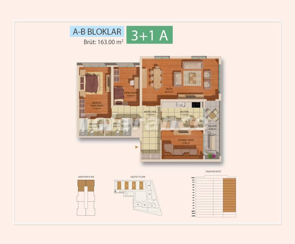 Просторные квартиры в Бейликдюзю, Стамбул в современном комплексе от застройщика - 27228 | Tolerance Homes
