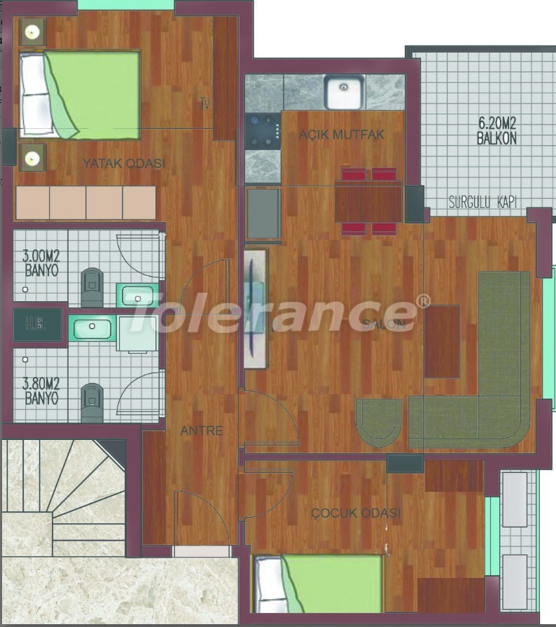Просторные квартиры в Хурме, Коньяалты в элитном комплексе от надежного застройщика - 26759 | Tolerance Homes