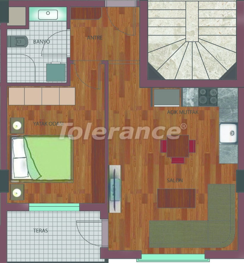 Просторные квартиры в Хурме, Коньяалты в элитном комплексе от надежного застройщика - 26755 | Tolerance Homes