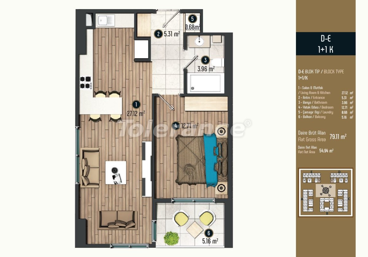Роскошные квартиры в Стамбуле в современном комплексе, выгодные для инвестиций - 34574 | Tolerance Homes