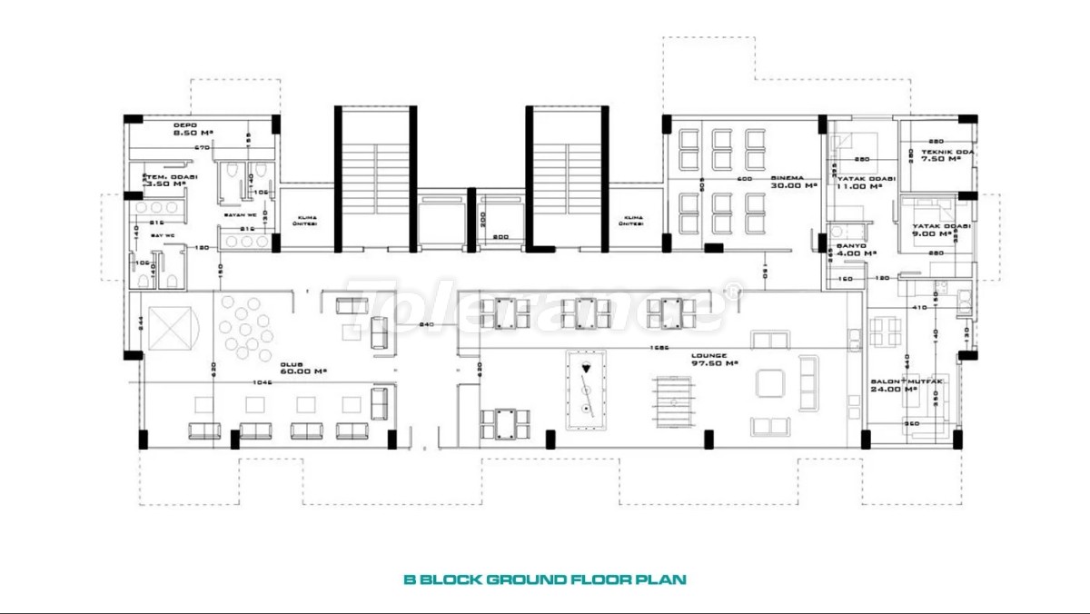 Квартиры в Авсалларе, Алания в современном комплексе, в рассрочку от застройщика - 47672 | Tolerance Homes