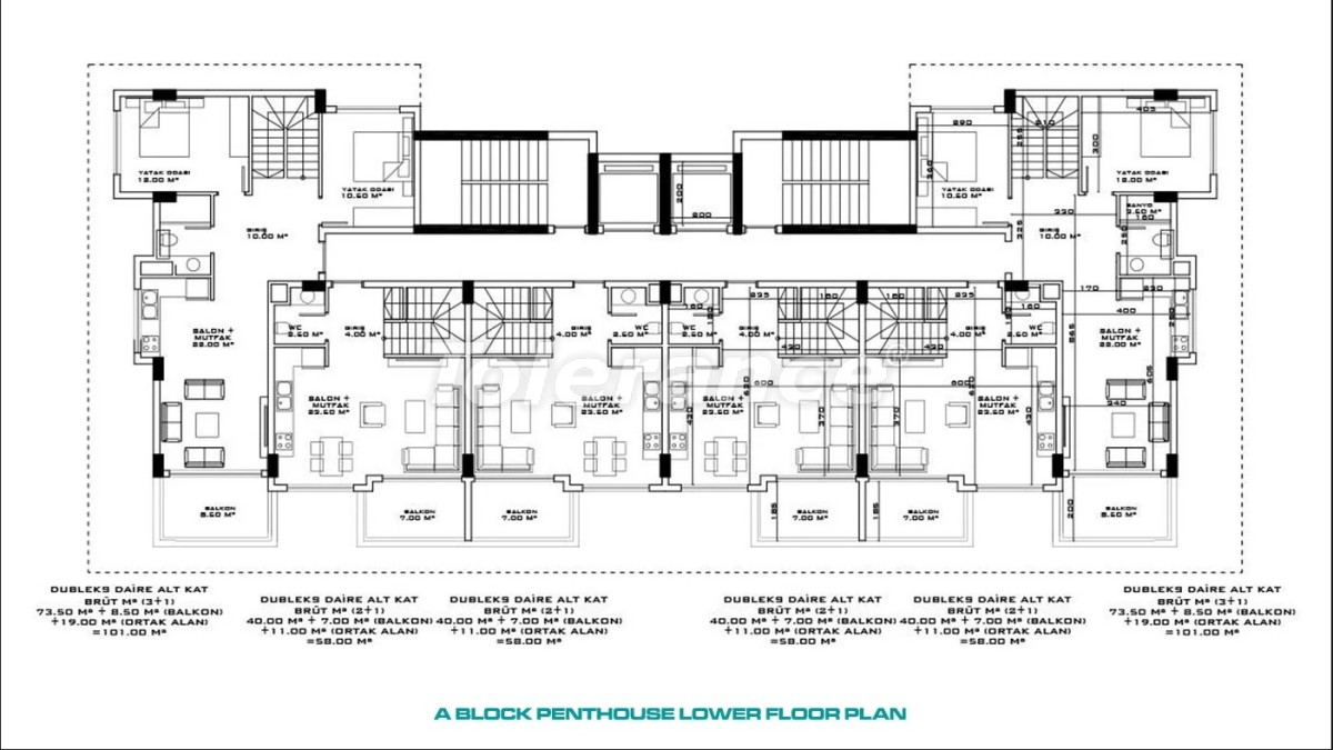 Квартиры в Авсалларе, Алания в современном комплексе, в рассрочку от застройщика - 47668 | Tolerance Homes