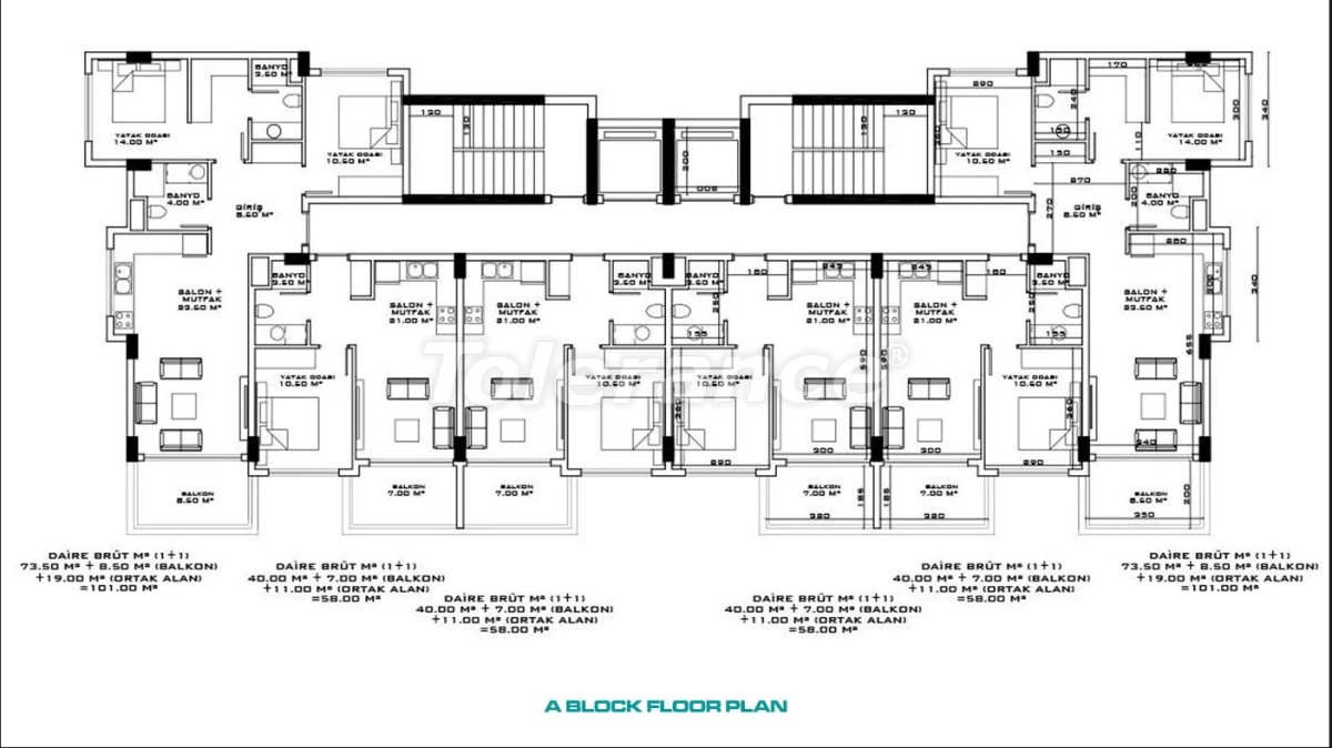 Квартиры в Авсалларе, Алания в современном комплексе, в рассрочку от застройщика - 47666 | Tolerance Homes