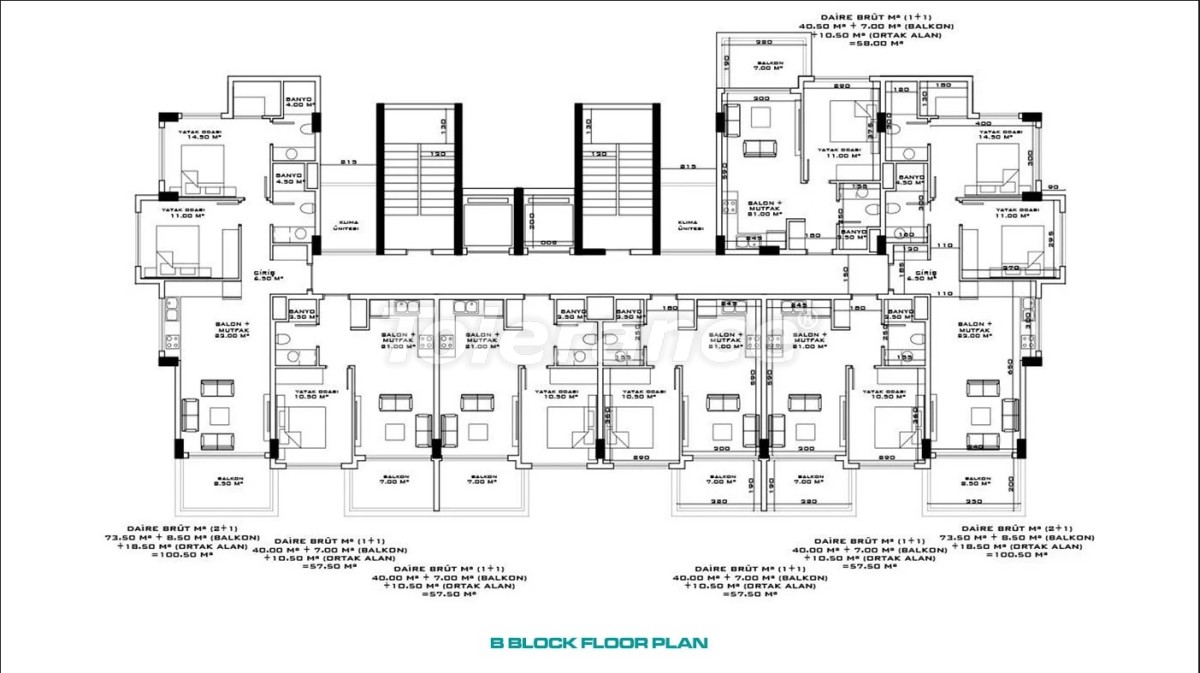 Квартиры в Авсалларе, Алания в современном комплексе, в рассрочку от застройщика - 47671 | Tolerance Homes