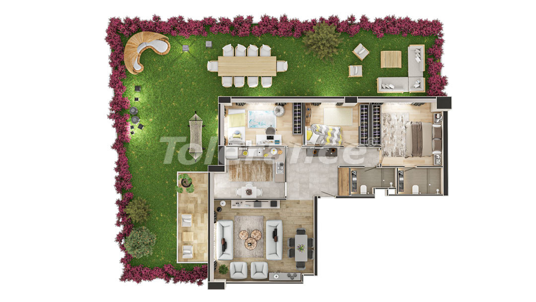 Современные просторные квартиры в центральной части Стамбула в комплексе с инфраструктурой, в рассрочку - 47283 | Tolerance Homes