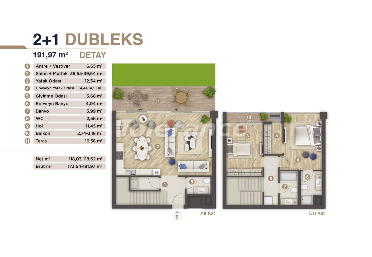 Роскошные квартиры в центре Измира в современном проекте с государственной гарантией, в рассрочку - 48420 | Tolerance Homes