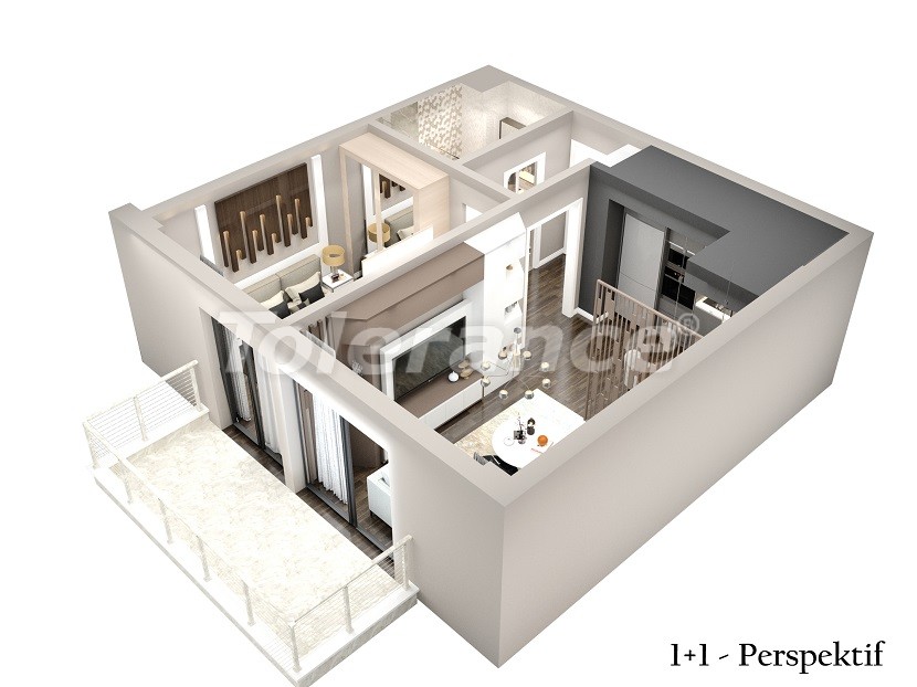 Новые квартиры в Демирташе, Алания, в современном комплексе с собственным пляжем - 48731 | Tolerance Homes