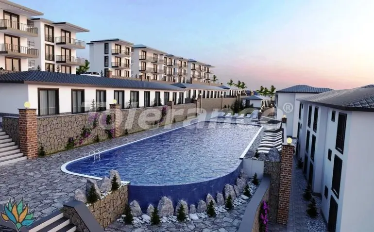 Квартира в Акбюк, Дидим с бассейном в рассрочку: купить недвижимость в Турции - 22003