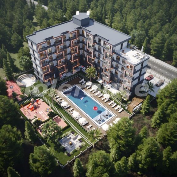 Квартира от застройщика в Аксу, Анталия с бассейном в рассрочку: купить недвижимость в Турции - 119403