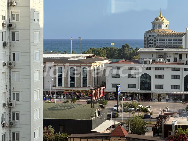 Квартира в Аксу, Анталия вид на море с бассейном: купить недвижимость в Турции - 131118