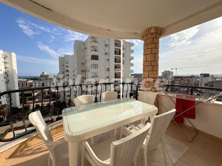 Квартира в Аксу, Анталия вид на море с бассейном: купить недвижимость в Турции - 131119