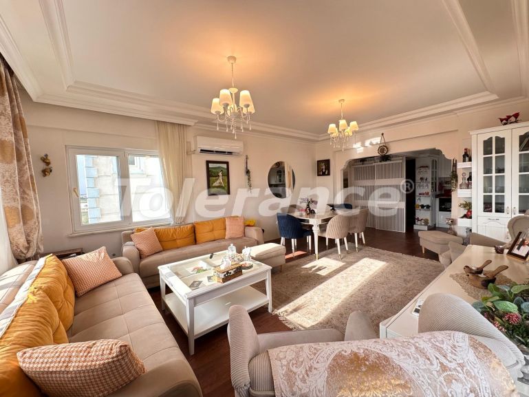 Квартира в Аксу, Анталия вид на море с бассейном: купить недвижимость в Турции - 131123