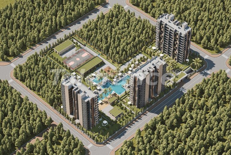 Квартира от застройщика в Аксу, Анталия с бассейном в рассрочку: купить недвижимость в Турции - 63526