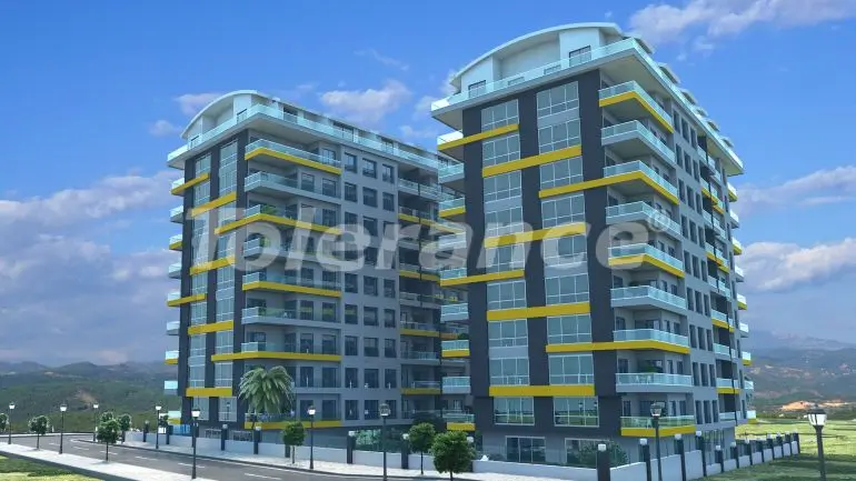 Квартира от застройщика в Алании вид на море с бассейном: купить недвижимость в Турции - 17533