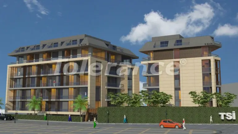 Квартира от застройщика в Центре, Аланья вид на море с бассейном в рассрочку: купить недвижимость в Турции - 22567