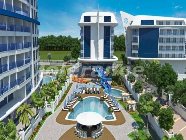 Квартира от застройщика в Центре, Аланья с бассейном: купить недвижимость в Турции - 2715