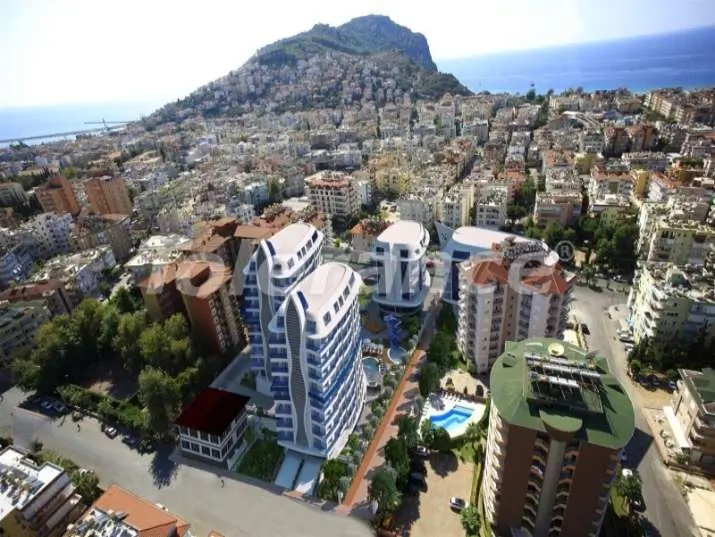 Квартира от застройщика в Центре, Аланья с бассейном: купить недвижимость в Турции - 2717