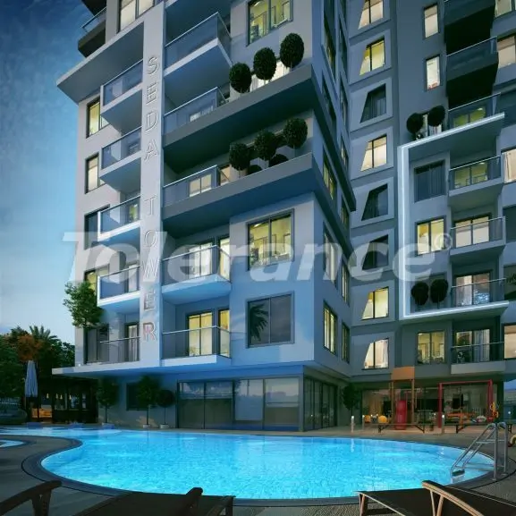 Квартира в Центре, Аланья вид на море с бассейном: купить недвижимость в Турции - 28972