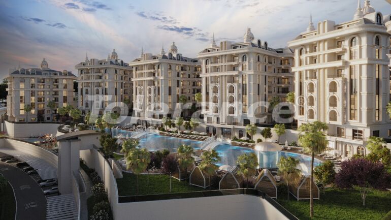 Квартира от застройщика в Центре, Аланья с бассейном в рассрочку: купить недвижимость в Турции - 63062