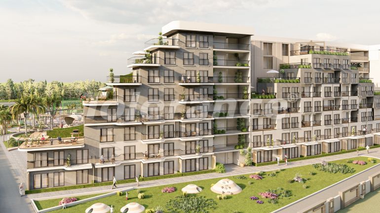 Квартира от застройщика в Алтынташ, Анталия с бассейном в рассрочку: купить недвижимость в Турции - 101219