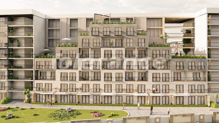 Квартира от застройщика в Алтынташ, Анталия с бассейном в рассрочку: купить недвижимость в Турции - 101220