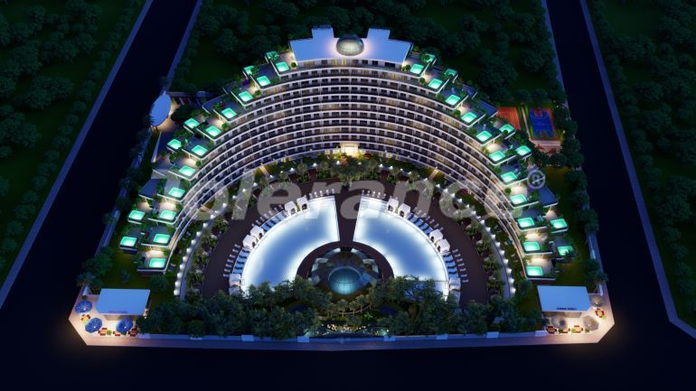 Квартира от застройщика в Алтынташ, Анталия с бассейном: купить недвижимость в Турции - 101511