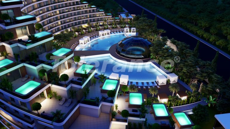 Квартира от застройщика в Алтынташ, Анталия с бассейном: купить недвижимость в Турции - 101512