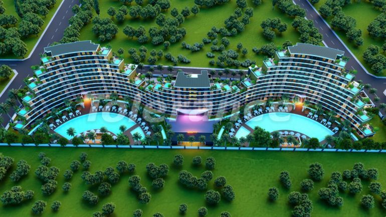 Квартира от застройщика в Алтынташ, Анталия с бассейном в рассрочку: купить недвижимость в Турции - 103636