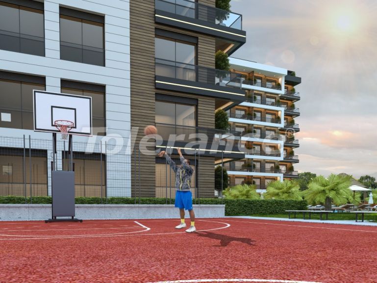 Квартира от застройщика в Алтынташ, Анталия вид на море с бассейном в рассрочку: купить недвижимость в Турции - 105469