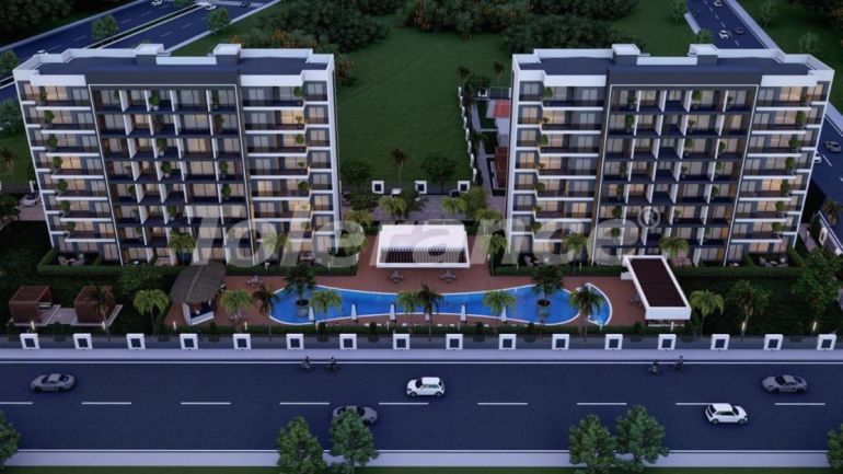 Квартира от застройщика в Алтынташ, Анталия с бассейном в рассрочку - 109335 Квартира от застройщика в Алтынташ, Анталия с бассейном в рассрочку: купить недвижимость в Турции - 109335