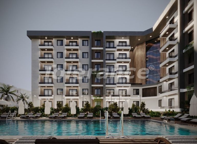 Квартира от застройщика в Алтынташ, Анталия вид на море с бассейном в рассрочку: купить недвижимость в Турции - 111417