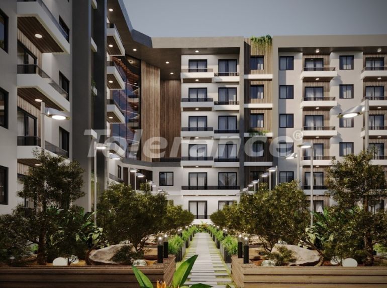 Квартира от застройщика в Алтынташ, Анталия вид на море с бассейном в рассрочку: купить недвижимость в Турции - 111419