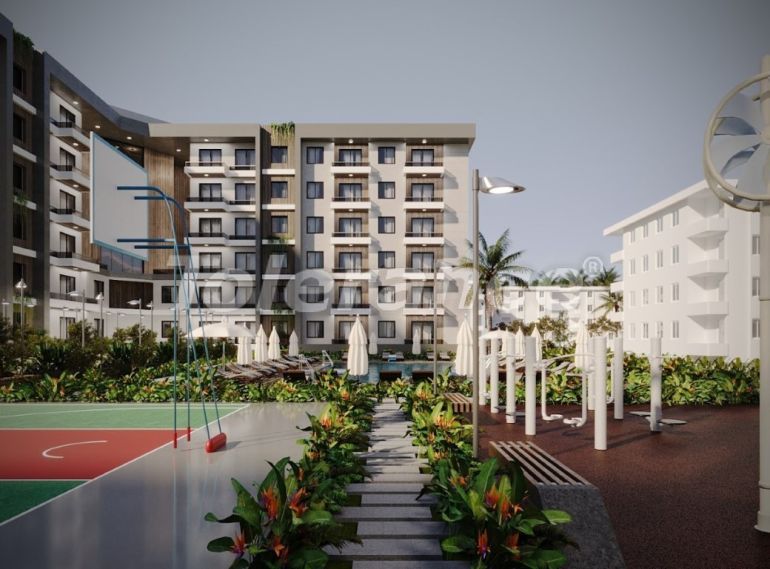 Квартира от застройщика в Алтынташ, Анталия вид на море с бассейном в рассрочку: купить недвижимость в Турции - 111422