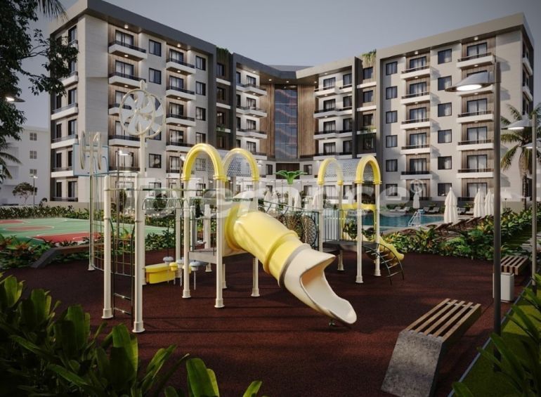 Квартира от застройщика в Алтынташ, Анталия вид на море с бассейном в рассрочку: купить недвижимость в Турции - 111423