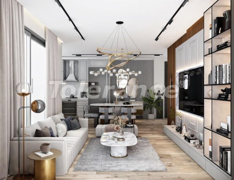 Квартира от застройщика в Алтынташ, Анталия вид на море с бассейном в рассрочку: купить недвижимость в Турции - 111429