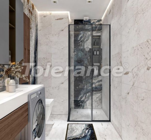 Квартира от застройщика в Алтынташ, Анталия вид на море с бассейном в рассрочку: купить недвижимость в Турции - 111439