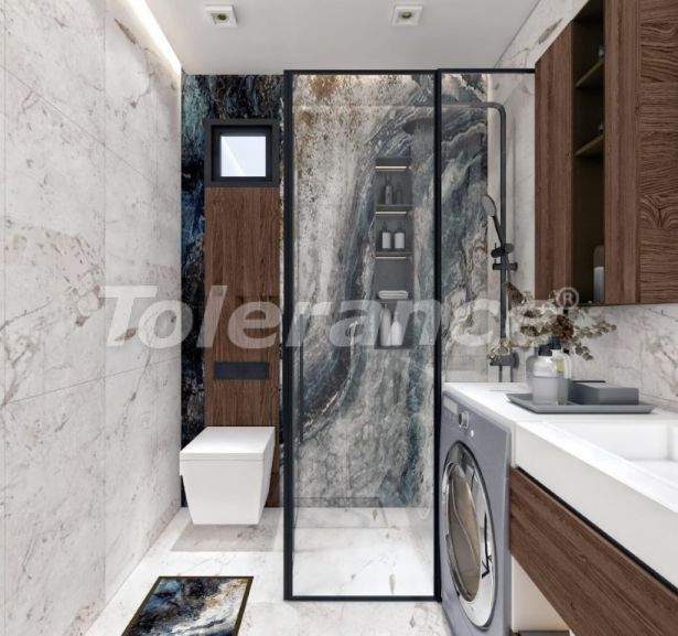 Квартира от застройщика в Алтынташ, Анталия вид на море с бассейном в рассрочку: купить недвижимость в Турции - 111443