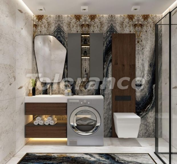 Квартира от застройщика в Алтынташ, Анталия вид на море с бассейном в рассрочку: купить недвижимость в Турции - 111444