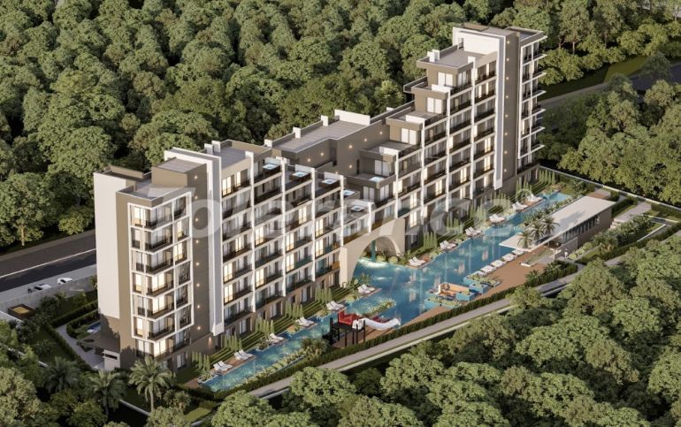 Квартира от застройщика в Алтынташ, Анталия с бассейном в рассрочку: купить недвижимость в Турции - 111456