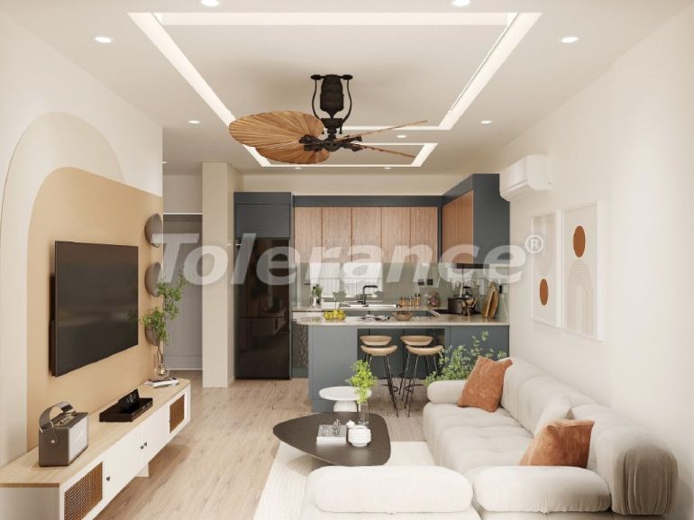 Квартира от застройщика в Алтынташ, Анталия с бассейном в рассрочку: купить недвижимость в Турции - 119006