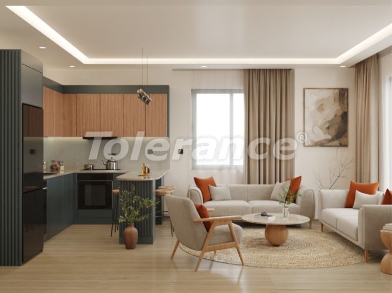 Квартира от застройщика в Алтынташ, Анталия с бассейном в рассрочку: купить недвижимость в Турции - 119013