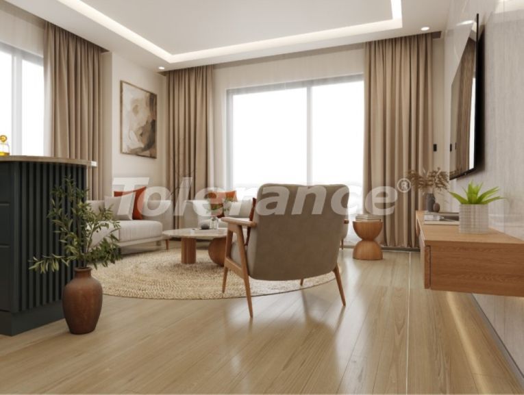 Квартира от застройщика в Алтынташ, Анталия с бассейном в рассрочку: купить недвижимость в Турции - 119022