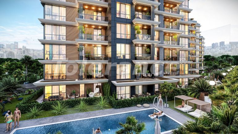 Квартира от застройщика в Алтынташ, Анталия с бассейном: купить недвижимость в Турции - 119033