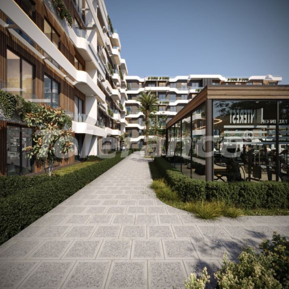 Квартира от застройщика в Алтынташ, Анталия вид на море с бассейном в рассрочку: купить недвижимость в Турции - 129917