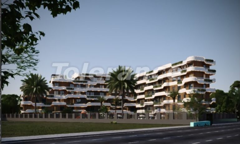 Квартира от застройщика в Алтынташ, Анталия вид на море с бассейном в рассрочку: купить недвижимость в Турции - 129920