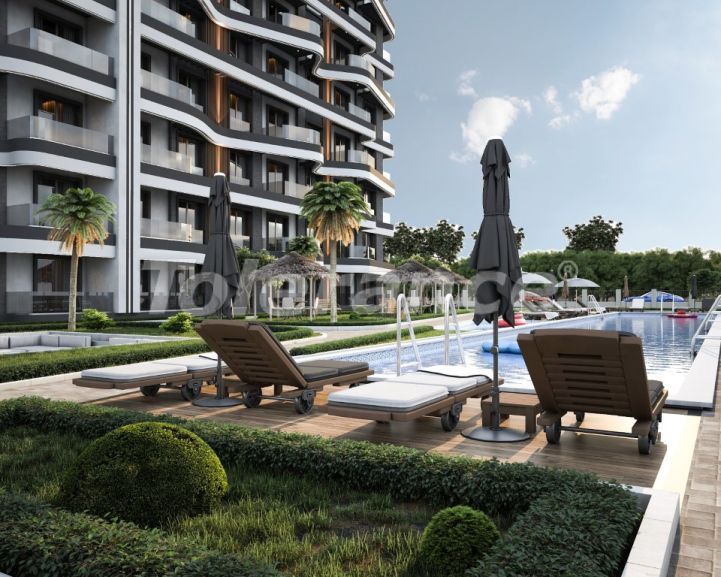 Квартира от застройщика в Алтынташ, Анталия с бассейном в рассрочку: купить недвижимость в Турции - 129930