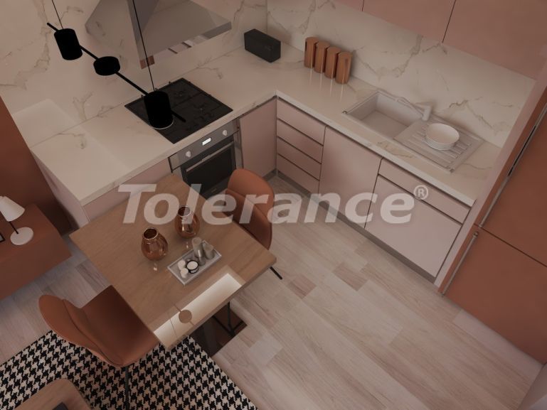 Квартира от застройщика в Алтынташ, Анталия с бассейном в рассрочку: купить недвижимость в Турции - 129971