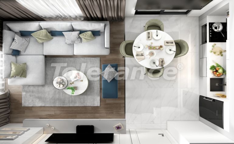 Квартира от застройщика в Алтынташ, Анталия с бассейном в рассрочку: купить недвижимость в Турции - 45746