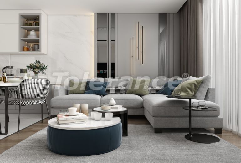 Квартира от застройщика в Алтынташ, Анталия с бассейном в рассрочку: купить недвижимость в Турции - 45800